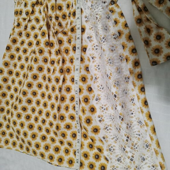 Chic asymmetrical handmade tank top and tournesol matching skirt - Picture 11 of 13